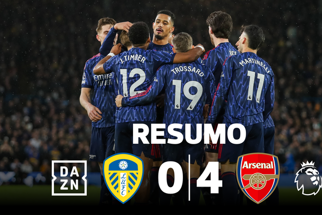 Arsenal goleia em Leeds com golo de Gyokeres e pressiona rivais (resumo)