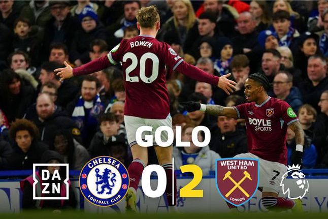 Summerville dobra a vantagem de NES em Stamford Bridge