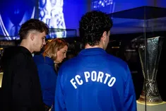 Oskar Pietuszewski no museu do FC Porto
