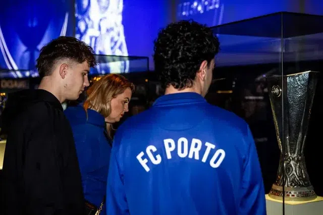 Oskar Pietuszewski no museu do FC Porto