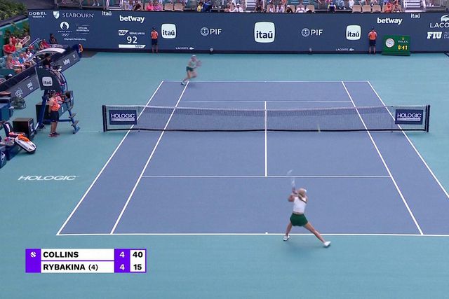 Danielle Collins surpreende em Miami