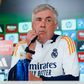 Carlo Ancelotti, treinador do Real Madrid, em conferência de imprensa