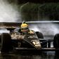 Ayrton Senna ao volando do Lotus 97T, no Estoril, a 21 de abril de 1985