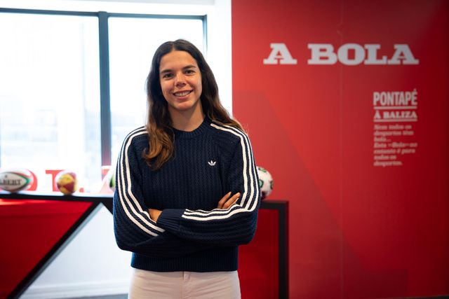 Andreia Jacinto visitou instalações d'A BOLA (André Carvalho)