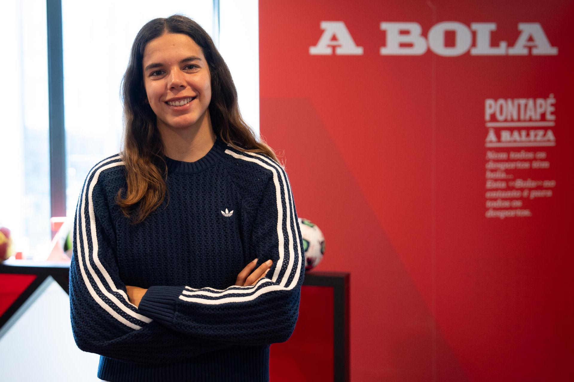 Andreia Jacinto visitou instalações d'A BOLA - Foto: André Carvalho
