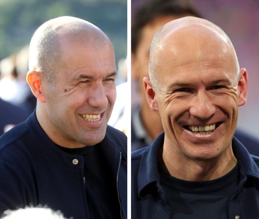 Leonardo Jardim e Arjen Robben. Encontra semelhanças?