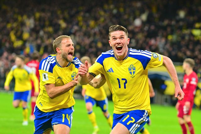 Herói Gyokeres leva a Suécia ao Mundial