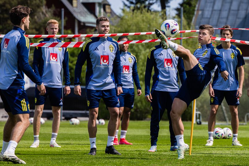Gudmundsson e Dahl em estágio da seleção sueca - Foto: IMAGO