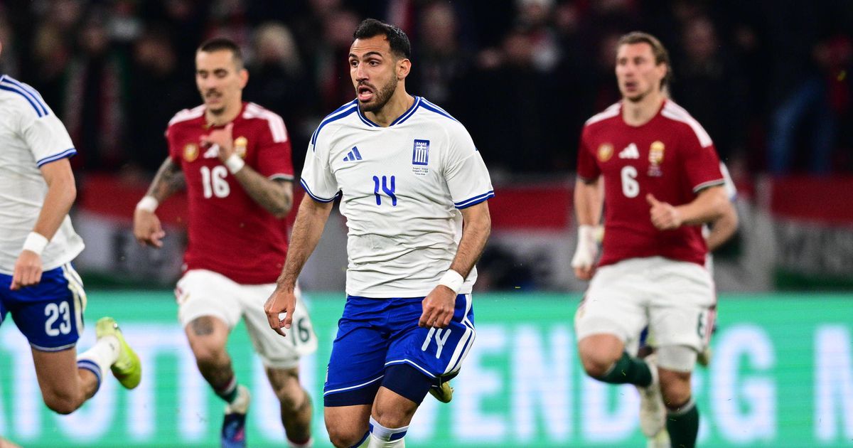 Pavlidis e Vagiannidis titulares no empate da Grécia na Hungria