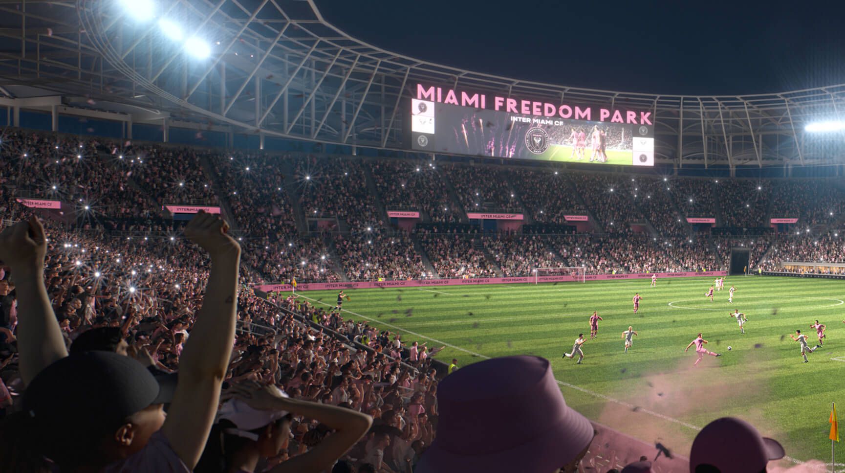 Imagem do interior do estádio - Inter Miami