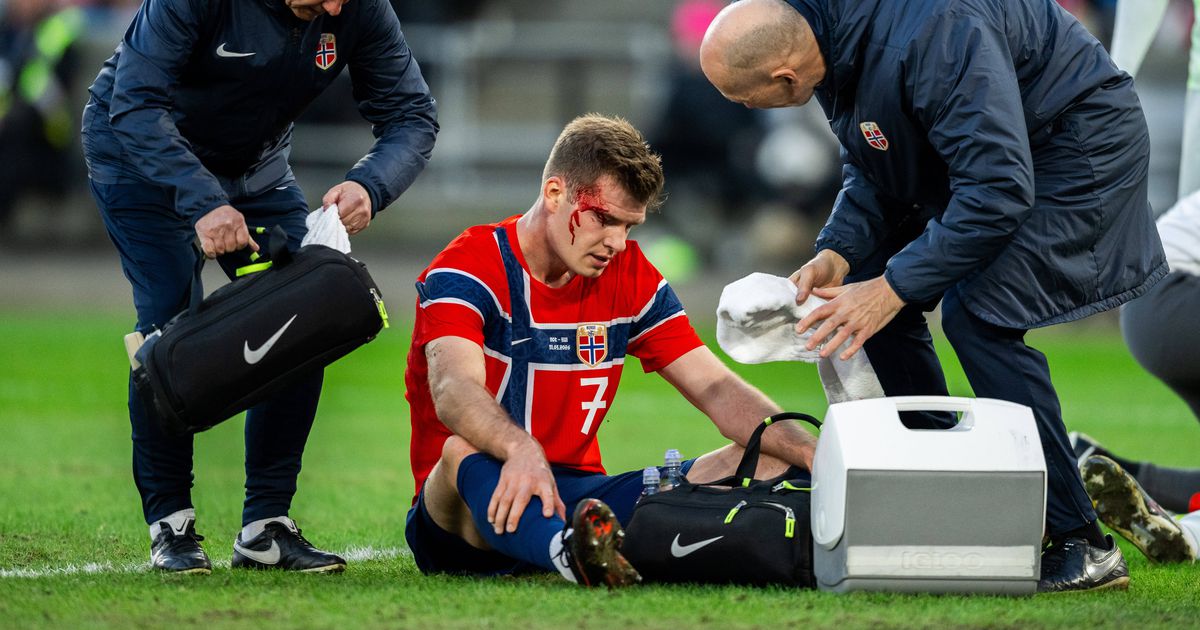 Schjelderup joga meia hora em empate acidentado da Noruega