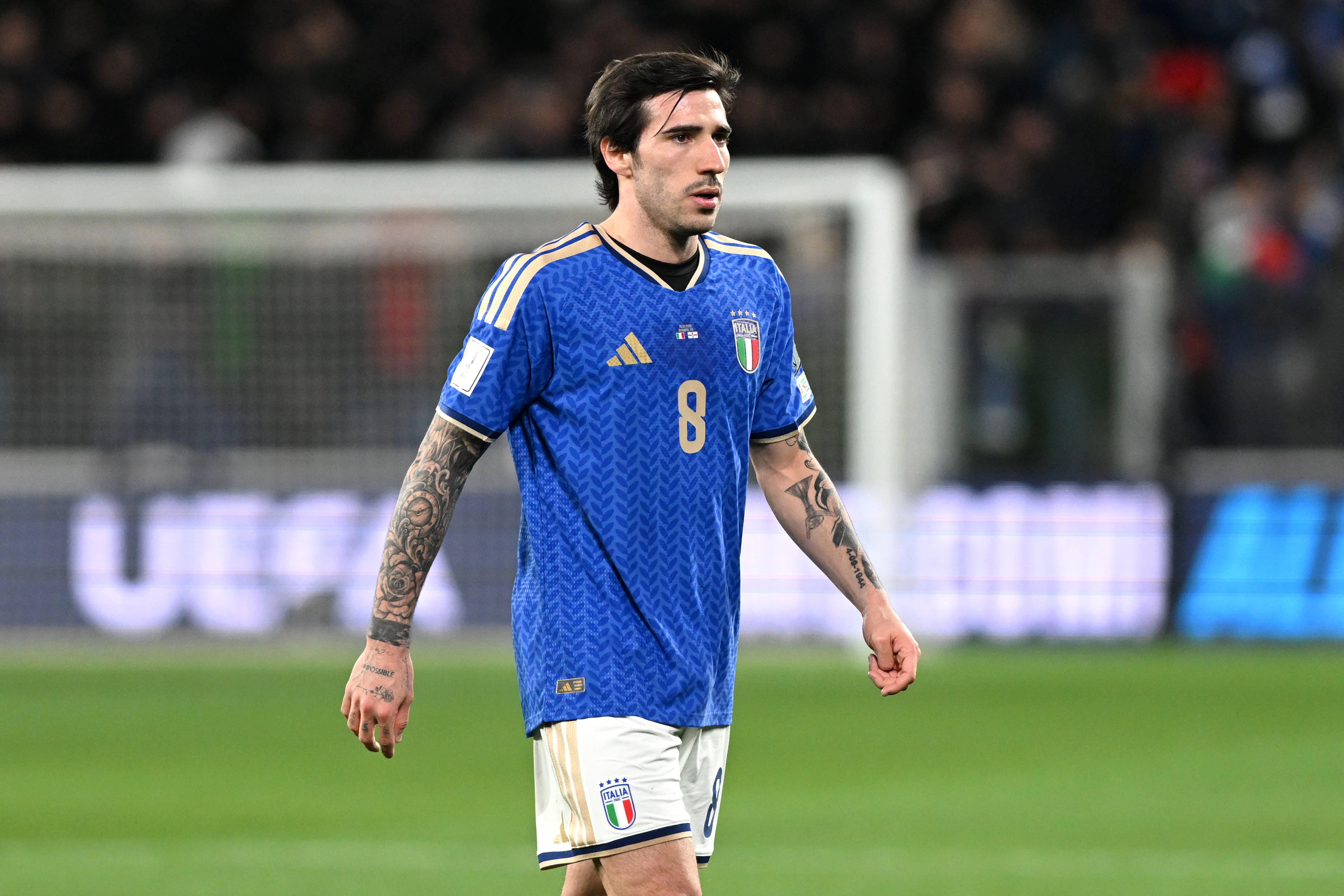 Sandro Tonali (Itália), 31 internacionalizações; valor de mercado: 80 milhões