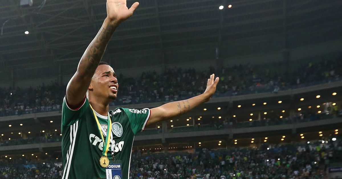 Avançado do Arsenal revela sonho de regressar ao Palmeiras