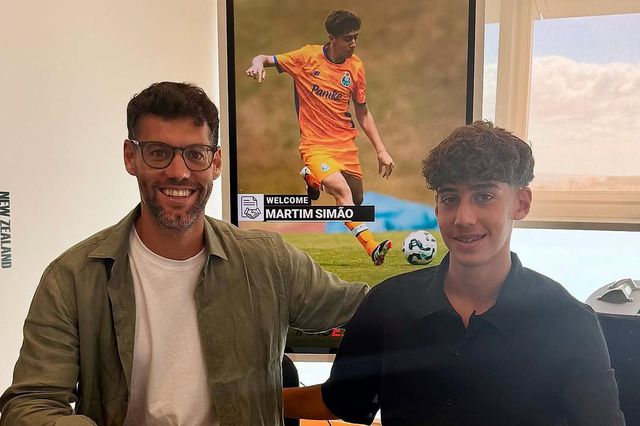 David Simão com o filho, Martim, de 15 anos - foto: Instagram