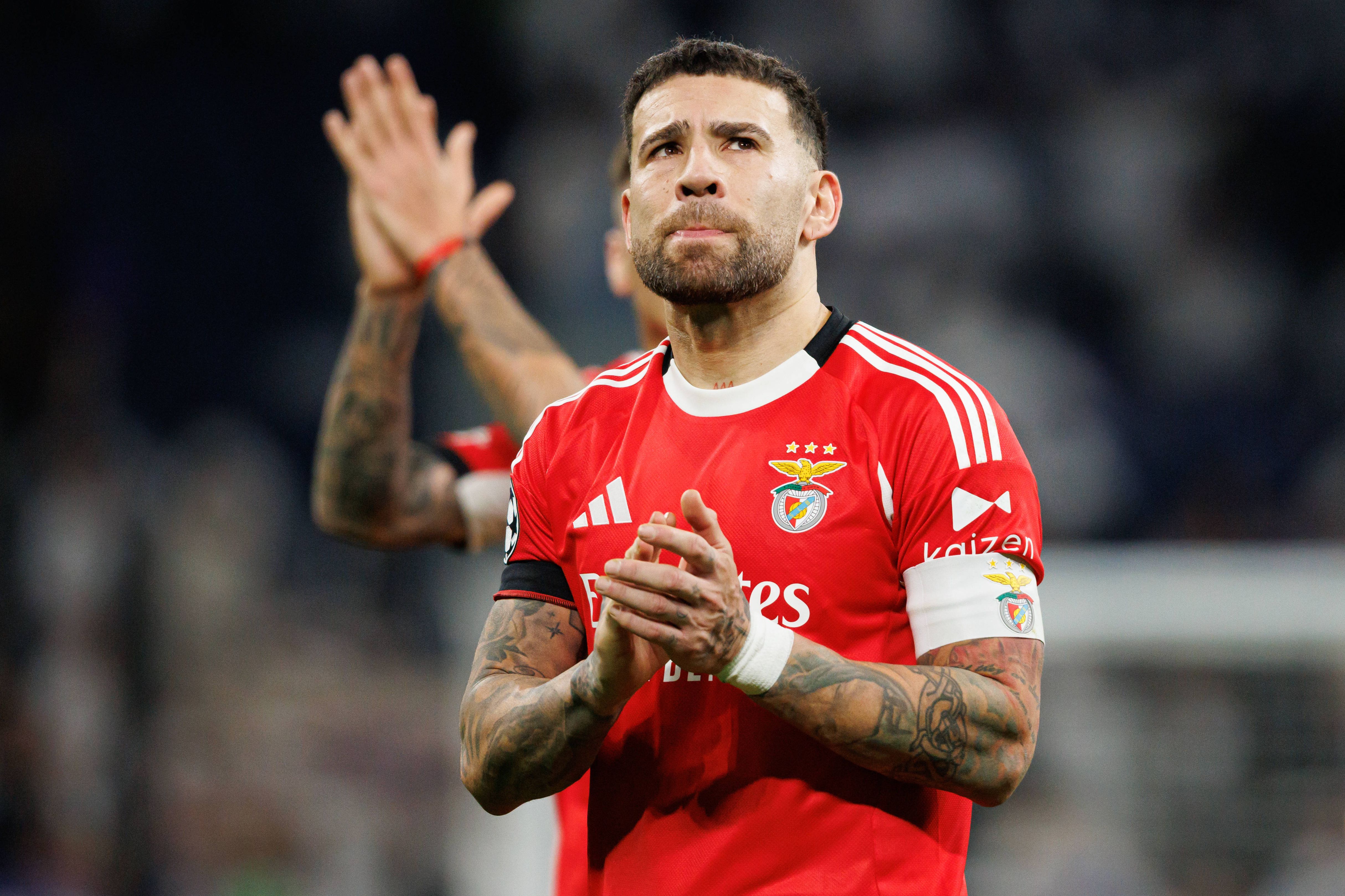 Otamendi, capitão do Benfica, está em fim de contrato - Foto: IMAGO