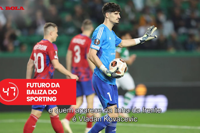 A Bola em 59 segundos: Mudanças na baliza do Sporting, Vítor Bruno pode suceder a Conceição no FC Porto