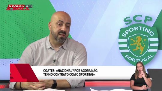 «O sistema de Amorim tornou Coates uma peça preponderante do Sporting»