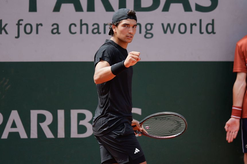 Henrique Rocha em Roland Garros