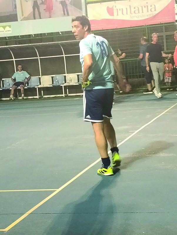 Rui Costa entrou em campo depois da final da Champions