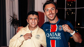 Gasly e Hadjar festejam conquista do PSG (fotos)