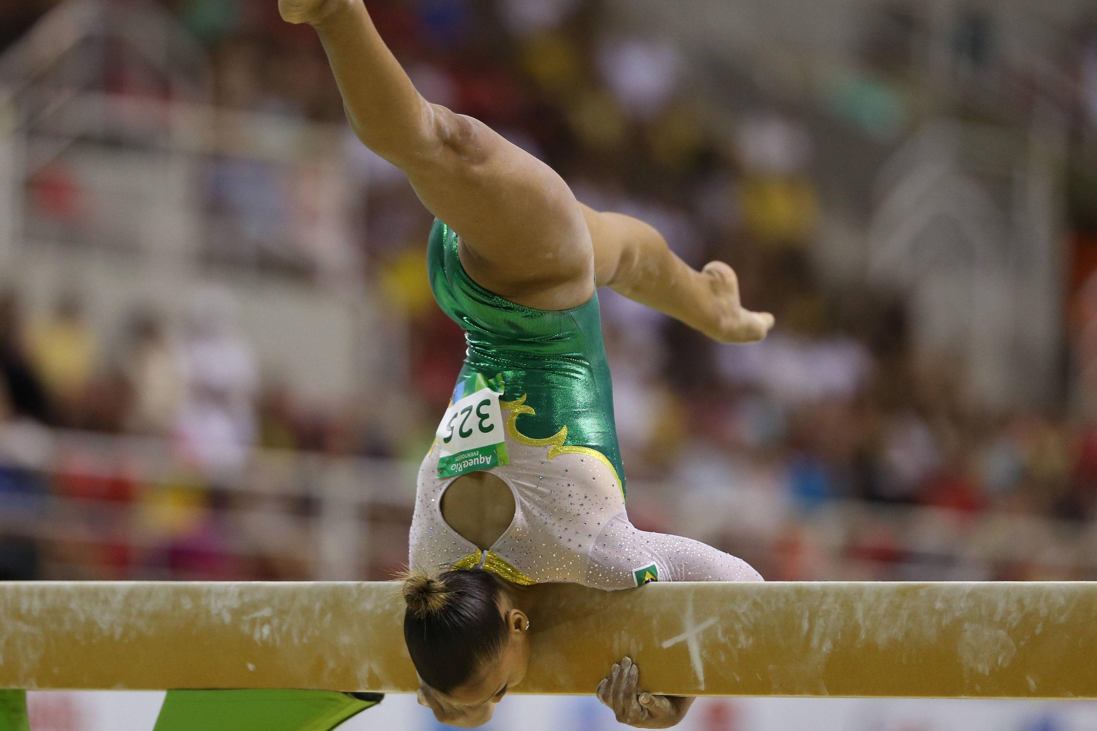 Lorrane Oliveira conquistou a medalha de bronze por equipas nos Jogos Olímpicos de 2024. IMAGO
