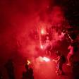 Festejos em Paris após a conquista da Champions