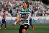 Maxi Araújo com a camisola do Sporting