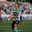 Maxi Araújo com a camisola do Sporting