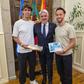 João Félix e Hugo Félix foram recebidos por João Azevedo - Foto: Município de Viseu