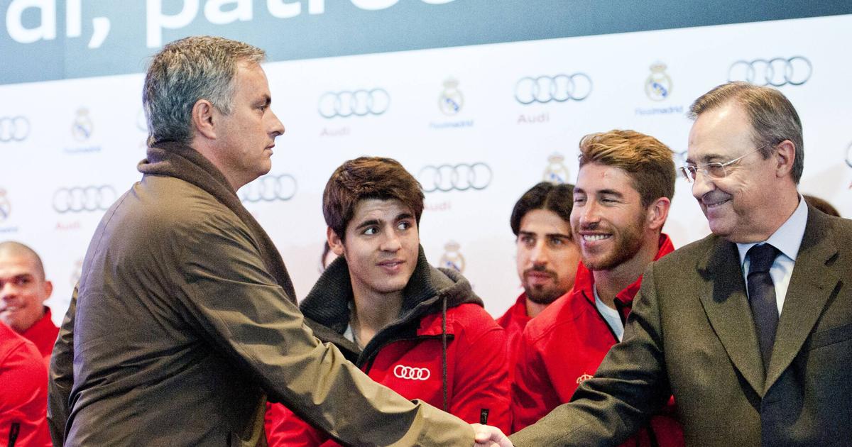 Florentino Pérez volta a elogiar José Mourinho