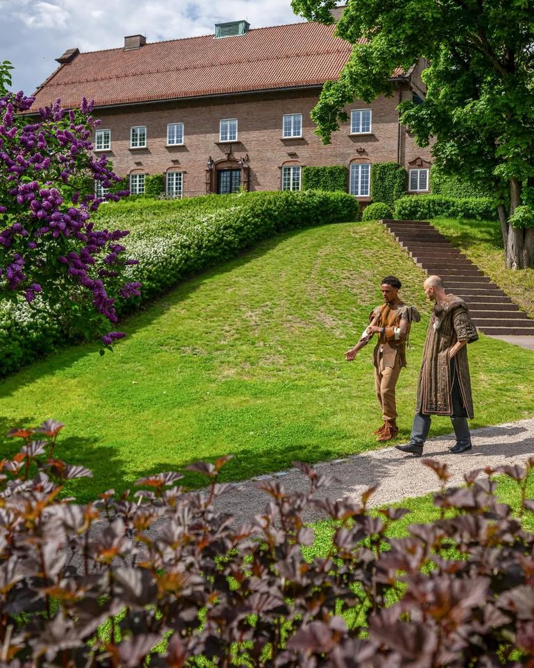Aursnes a caminho da sessão fotográfica Foto: @herrelandslaget/instagram