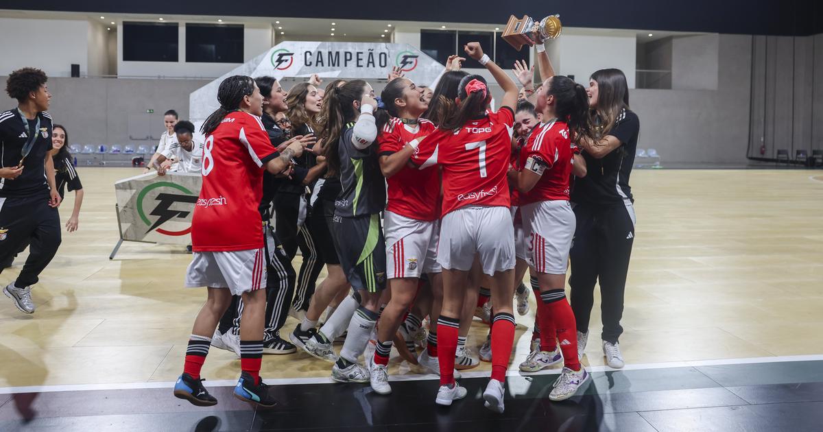 Benfica sagra-se pentacampeão feminino de sub-19