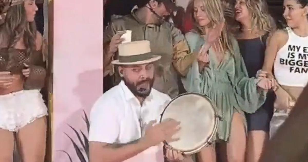 Vídeo: namorada de Mbappé 'viraliza' na 'casita' com Bad Bunny