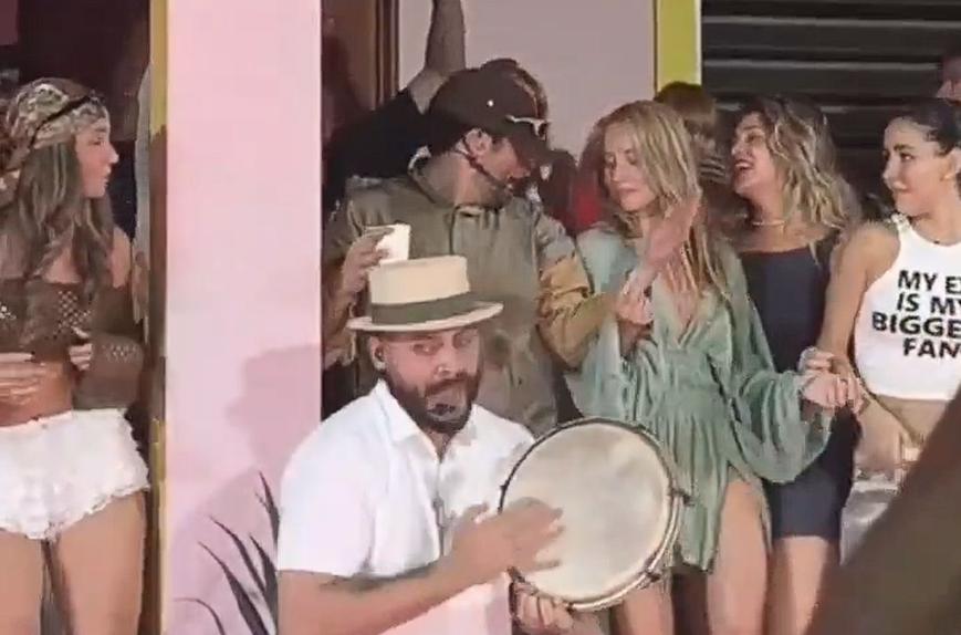 Ester Expósito no concerto de Bad Bunny