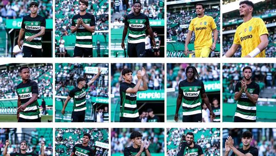 Sporting: ADN da formação mais presente (que nunca...) com Rúben Amorim