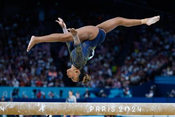 A história de um exclusivo com «a maior ameaça» às medalhas de Biles