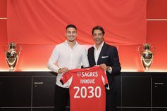 Ivanovic e Rui Costa. Foto Benfica