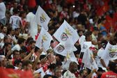 Adeptos do Benfica na Supertaça, frente ao Sporting (foto: Miguel Nunes)