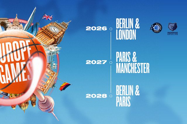 Berlim e Londres recebem Grizzlies e Magic em 2026