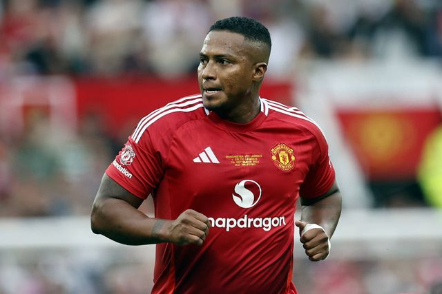 Antonio Valencia, aqui ao serviço da equipa de Lendas do Manchester United