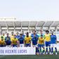 Equipas de Estoril e Belenenses Foto: Belenenses