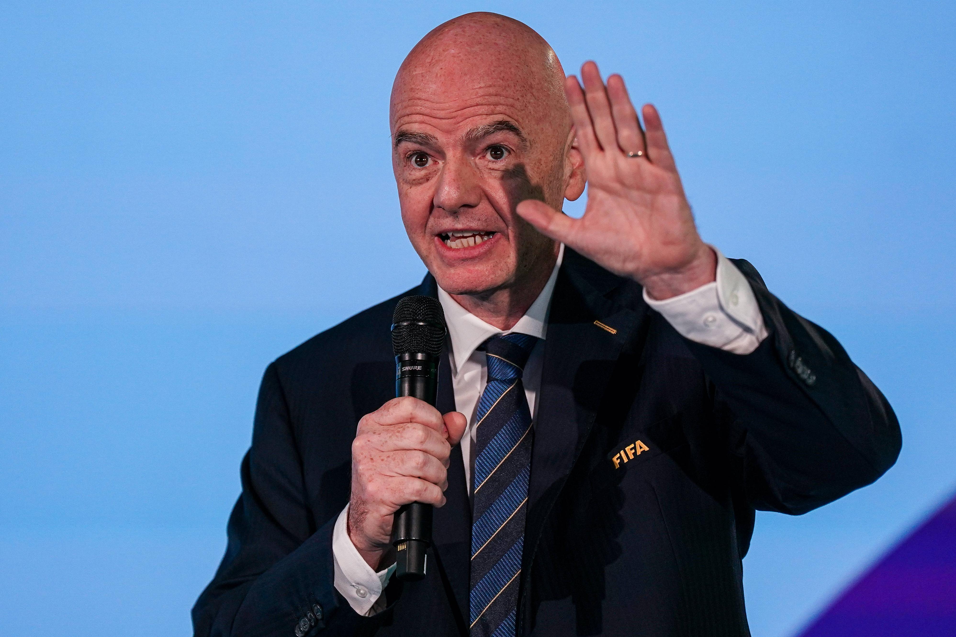 Gianni Infantino, presidente da FIFA, quer mudar a 'face' dos Campeonatos do Mundo - Foto: Imago