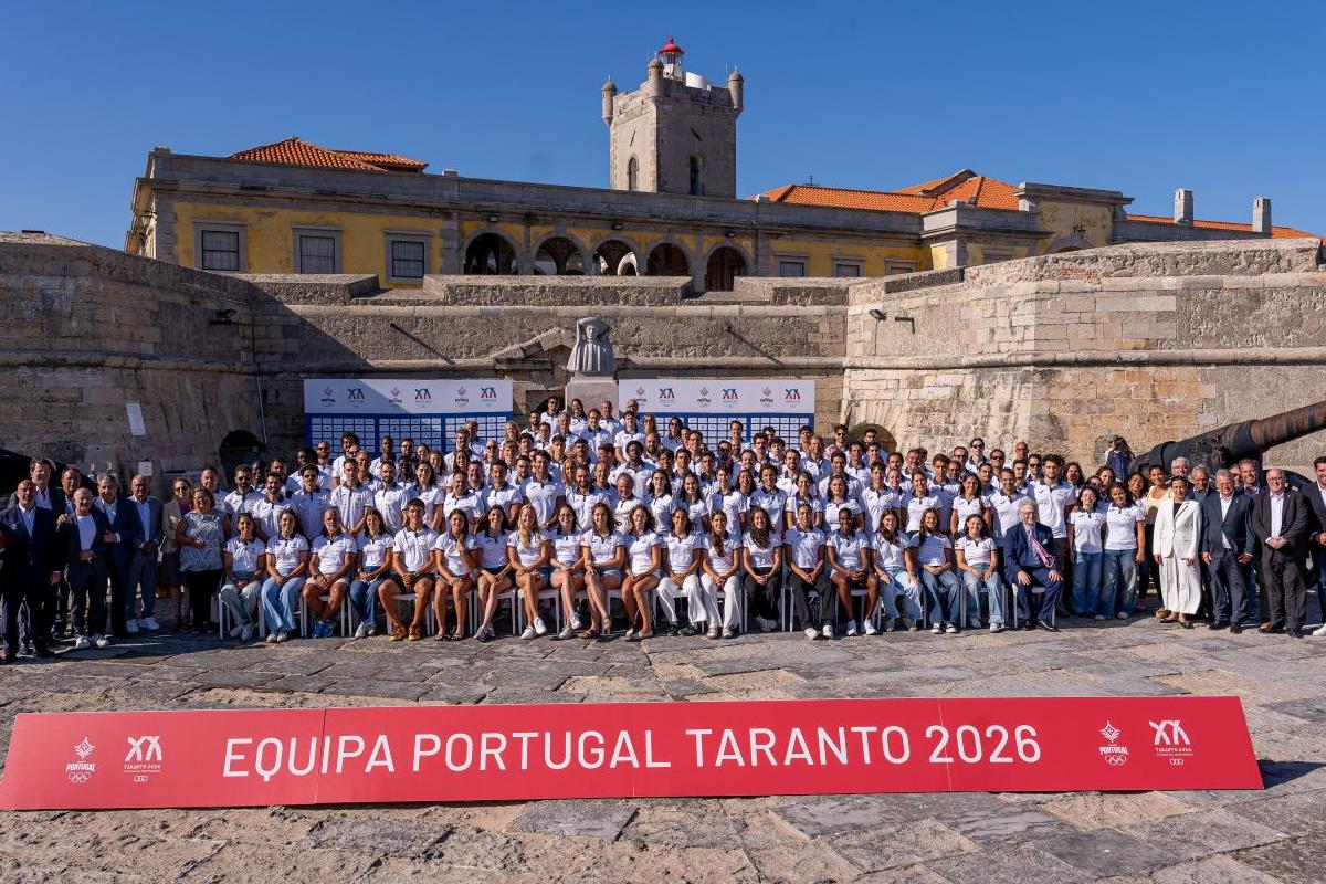Portugal vai levar 168 atletas em representação de 30 modalidades aos Jogos do Mediterrâneo que se realizam em Itália. Foto COP