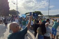 Sporting é recebido em festa pelos adeptos no Algarve