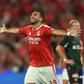 Pavlidis marcou quatro golos na vitória do Benfica sobre o St. Gallen — Foto: IMAGO