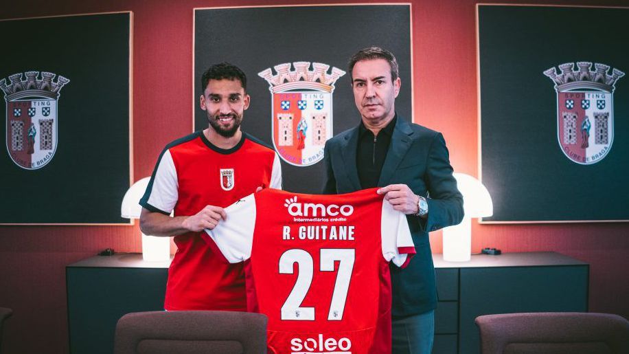 OFICIAL: Guitane reforça o SC Braga