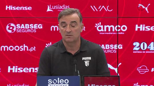 Carlos Carvalhal analisa sorteio da Liga Europa