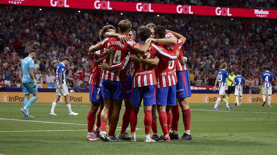 Em duelo de 'Atléticos', o de Madrid arrancou a vitória ao cair do pano