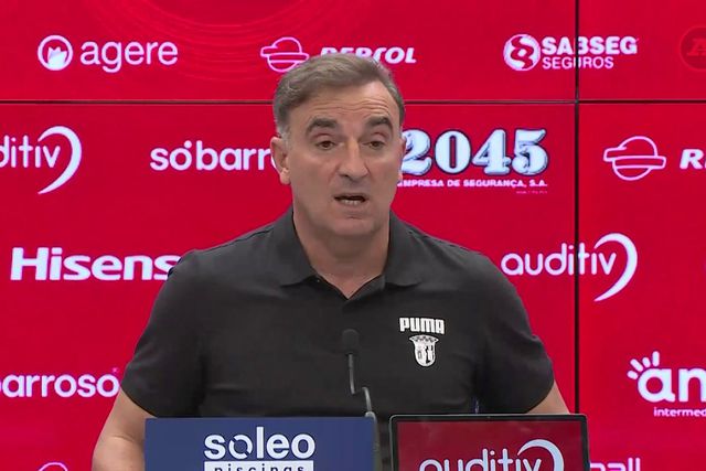 Carlos Carvalhal: «Temos de olhar para o processo e não para o resultado»