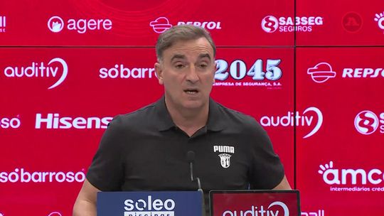 Carlos Carvalhal: «Temos de olhar para o processo e não para o resultado»